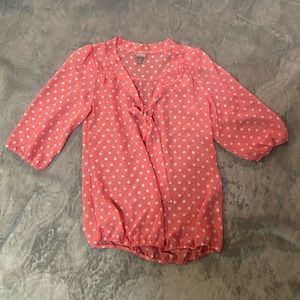 Polka dot vanity blouse!